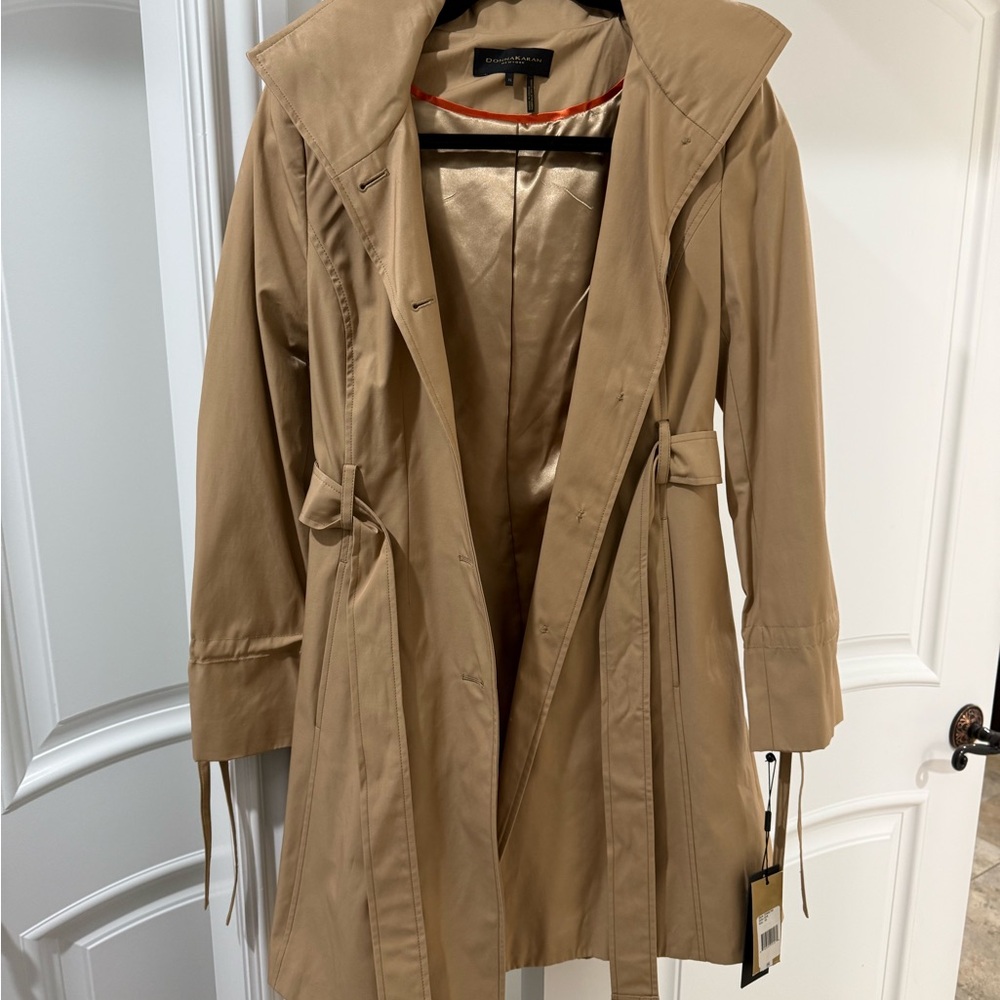 Donna Karan Classic Camel Trench Coat